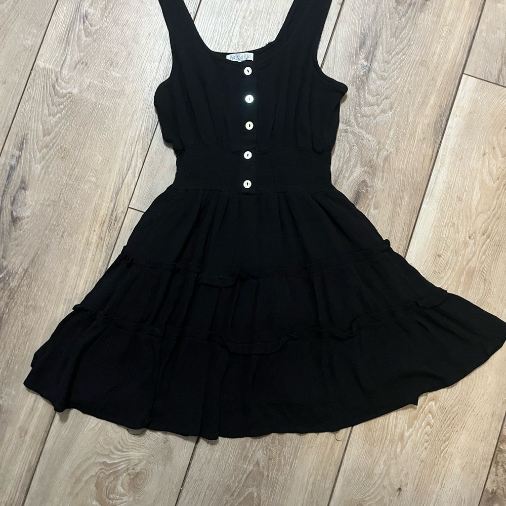 Patrons of Peace Black Mini Dress